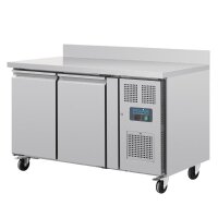 Polar U-Serie Doppel-Tür Thekenkühlschrank mit Aufkantung 282Ltr