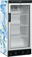 Gastro Glastürkühlschrank 222 Liter - Umluft,...