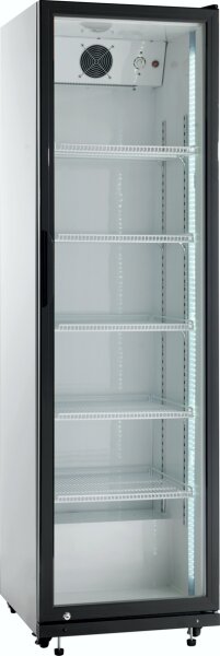 Esta Getränkekühlschrank mit 1 Glastür - Extra große Präsentationsfläche, mobil
