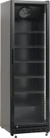 Schwarzer Glastürkühlschrank mit 392 Liter -...