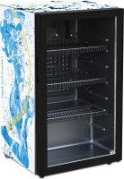 Gastro Glastürkühlschrank mit 102 Liter -...