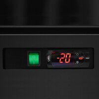 Esta Tiefkühlschrank mit 1006 Liter - schwarz, LED-Beleuchtung, Umluft