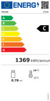 Kühlvitrine UPD80-BLACK - Tefcold
