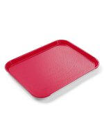 Serviertablett, HENDI, Rot, 265x345x(H)20mm