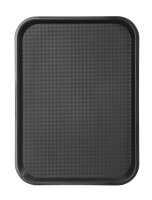 Serviertablett, HENDI, Schwarz, 305x415x(H)20mm