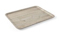 Serviertablett aus Melamin mit Holzoptik , AmerBox, Holz...