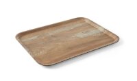 Serviertablett aus Melamin mit Holzoptik , AmerBox, Holz,...