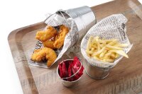 Serviertablett aus Melamin mit Holzoptik , AmerBox, Holz,...