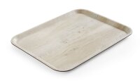 Serviertablett aus Melamin mit Holzoptik , AmerBox, Holz...