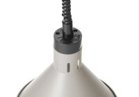 Höhenverstellbare Wärmelampe, konisch, HENDI, Weiß, 230V/250W, 275x(H)250mm