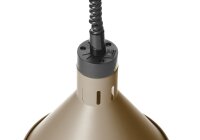 Höhenverstellbare Wärmelampe, konisch, HENDI, Beige, 230V/250W 275x(H)250mm