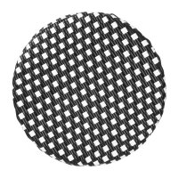 Bolero Pariser Stil PE Rattan Barhocker Schwarzer Punktmix (2 Stück)