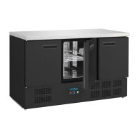 Polar G-Series Dreitüriger Kühltisch Schwarz...