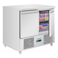 Polar U-Serie Belüfteter 2 Türen Saladette Tresen