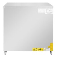 Polar U-Serie Belüfteter 2 Türen Saladette Tresen