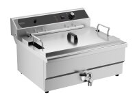 Elektro Tischfriteuse 25L - Mit Abflussventil