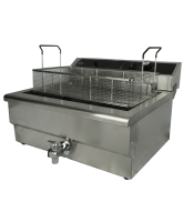 Elektro Tischfriteuse 25L - Mit Abflussventil