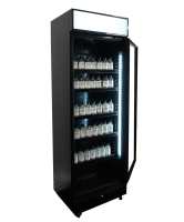 Kühlschrank 1 Glastür Schwarz Mit Canopy...