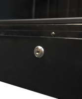 Combisteel Kühlschrank mit 1 Glastür - 400 Liter, LED-Beleuchtung, 5 Preiskartenhalter
