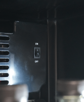 Combisteel Kühlschrank mit 1 Glastür - 400 Liter, LED-Beleuchtung, 5 Preiskartenhalter
