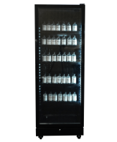 Combisteel Kühlschrank mit 1 Glastür - 400 Liter, LED-Beleuchtung, 5 Preiskartenhalter