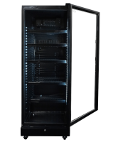 Combisteel Kühlschrank mit 1 Glastür - 400 Liter, LED-Beleuchtung, 5 Preiskartenhalter