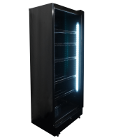 Combisteel Kühlschrank mit 1 Glastür - 400 Liter, LED-Beleuchtung, 5 Preiskartenhalter