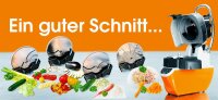 Dynamic Kombigerät Profi Gemüseschneider & Kutter 2V - 1100 W - Pulsfunktion