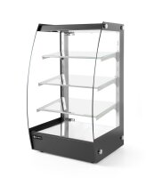 Offene Vitrine mit Regalablagen 75 L, HENDI, 230V/2W,...