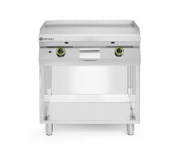 Gasgrillplatte, glatt, mit auf 3 Seiten geschlossenem...