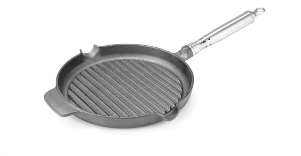 Gusseisen-Grillpfanne, HENDI, 398x265x(H)48mm