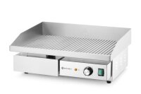 Gerillte Grillplatte, HENDI, Budget Line, 220-240V/3000W,...