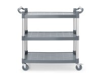 Servierwagen aus Polypropylen mit Lagen, groß, AmerBox, 1010x500x(H)960mm