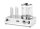 Würstchen- und Hotdog-Brötchenwärmer, HENDI, 220-240V/550W, 500x310x(H)395mm