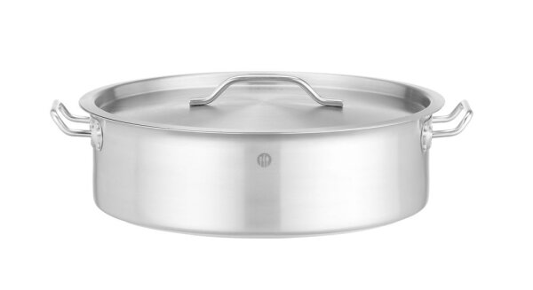 Kochtopf, niedrig - mit Deckel,10,8 Liter ⌀360x(H)110 mm