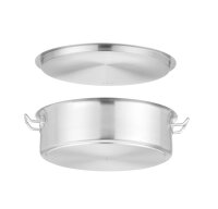 Kochtopf, niedrig - mit Deckel,10,8 Liter ⌀360x(H)110 mm