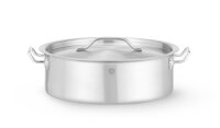 Kochtopf, niedrig - mit Deckel,10,8 Liter ⌀360x(H)110 mm
