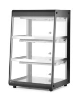 Beheiztes Thekendisplay, HENDI, Schwarz, 220-240V/500W,...