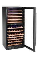 Weinkühler, 2 Zonen, 124 Flaschen, Arktic, 265L, Schwarz, 569x595x(H)1397mm