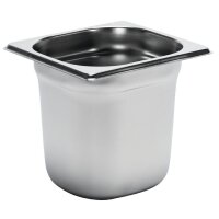 Gastro M Edelstahl GN-Behälter 20cm GN1/6