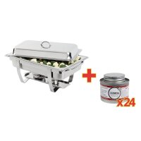 SONDERANGEBOT Milan Chafing-Dish mit 24 x flüssige...