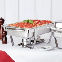SONDERANGEBOT Milan Chafing-Dish mit 24 x flüssige Brennpaste