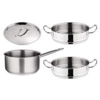 Vogue Kochen wie die Profis Set mit 5L Stieltopf und 2x...