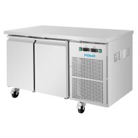 Polar U-Series Doppeltüriger Untertheken-Kühl-/Gefrierschrank 124Ltr