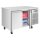 Polar U-Series Doppeltüriger Untertheken-Kühl-/Gefrierschrank 124Ltr
