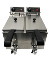 Elektro Tischfriteuse 2X4 L