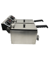 Elektro Tischfriteuse 2X4 L