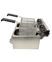 Elektro Tischfriteuse 2X4 L