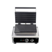 Combisteel Waffeleisen für 5 Churros - Edelstahl, Tischgerät, 230 V
