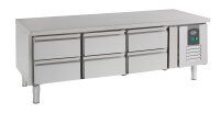 Kühltisch 650 Hoch 6 Schubladen